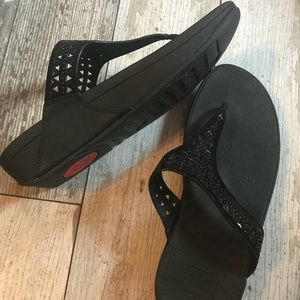 Black beaded FitFlop
